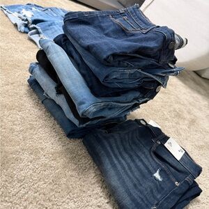 LOT of Blue Denim Jeans